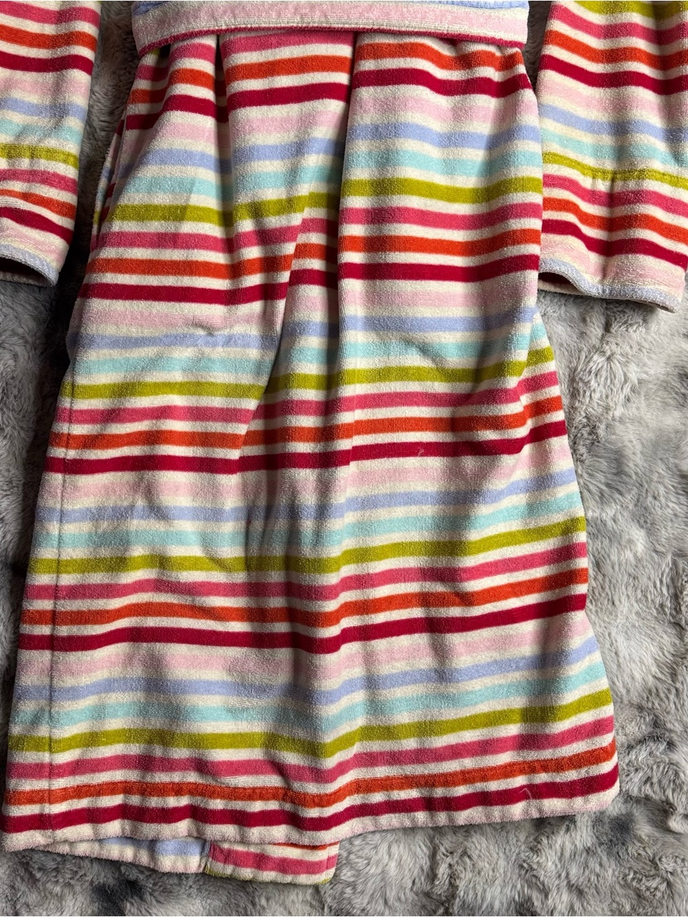 Vintage 2005 Victoria’s Secret Striped Terry Cloth Robe XS/S Y2K - Picture 8 of 9